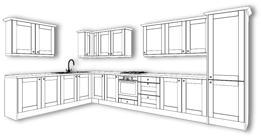 14 unit kitchen example