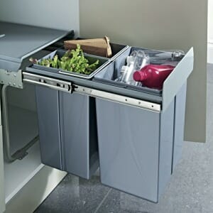 kitchen pull out bins