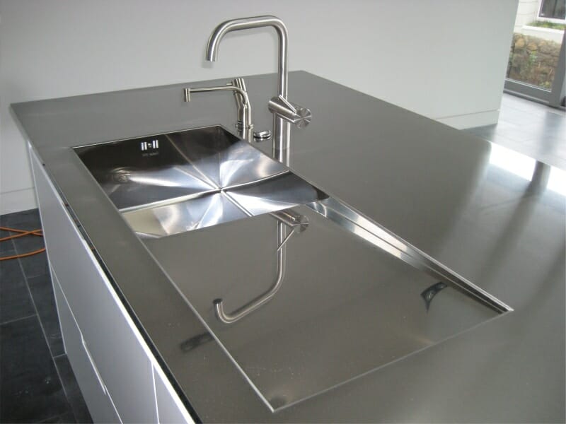 stainless steel worktop