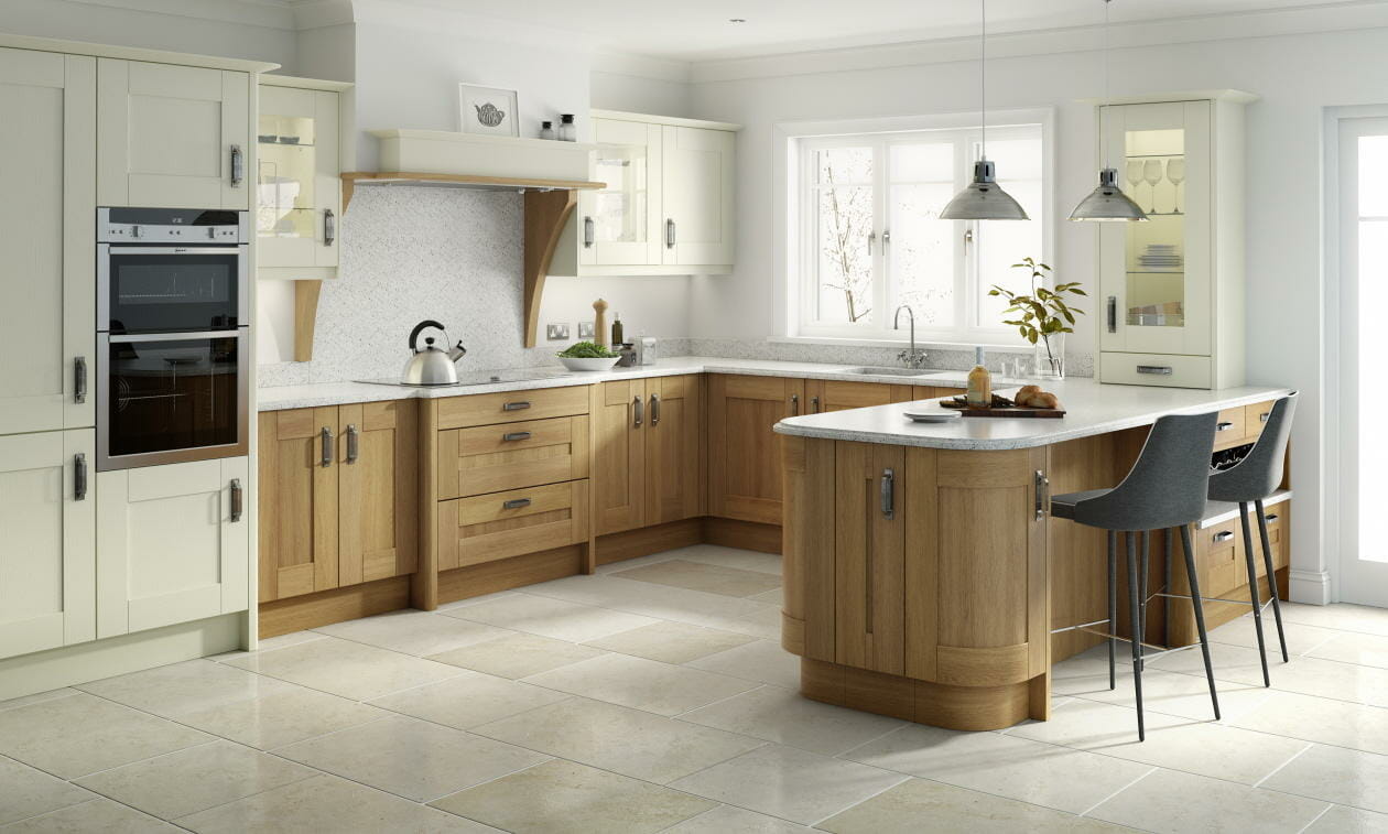 Broadoak Alabaster and Oak