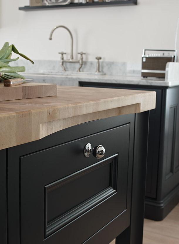 oak worktop shaped