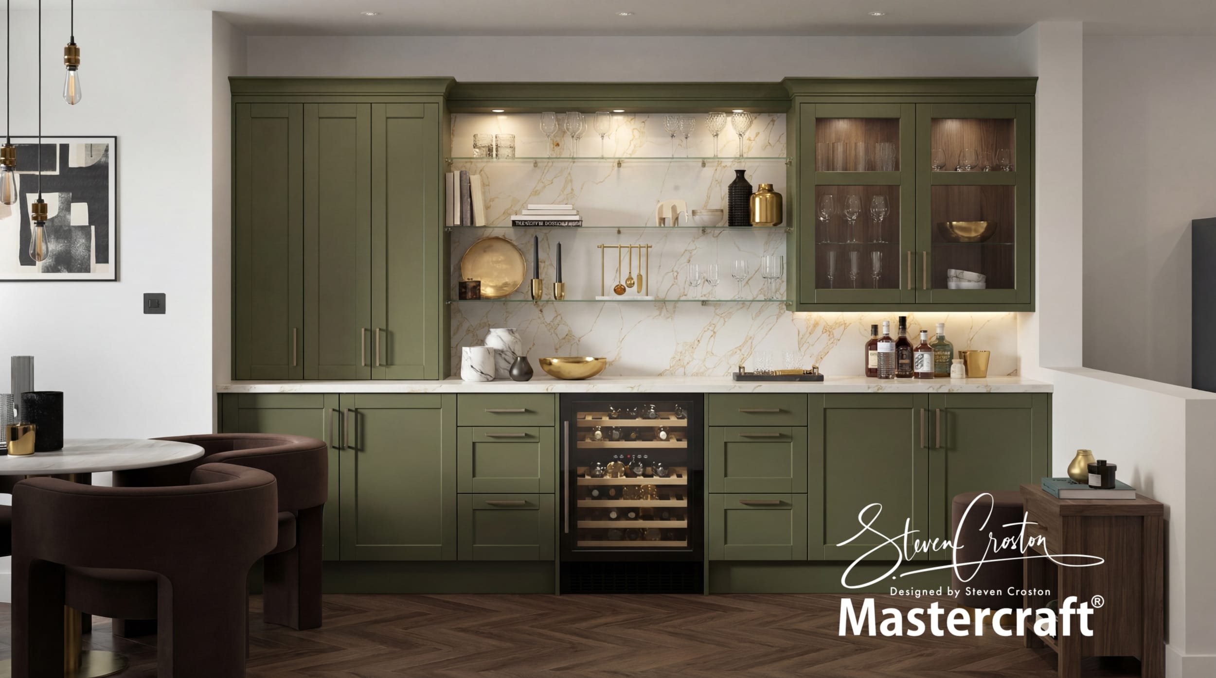 Mastercraft Shaker Kitchen in Farrow and Ball bancha