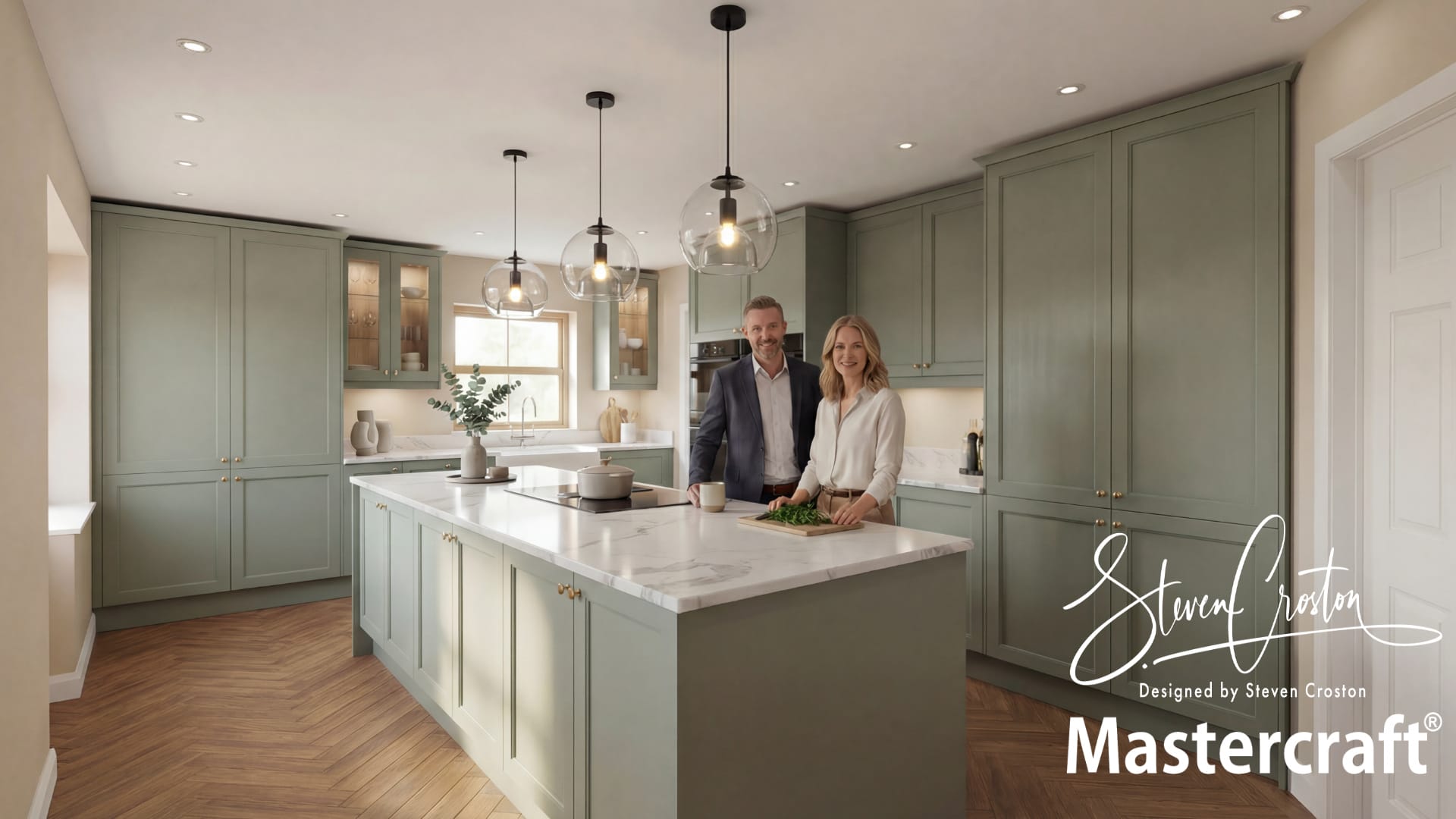 Reed Green kitchen design by Steven Croston - Mastercraft